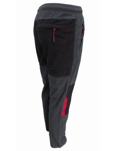 PANTALON MICROPANA INFANTIL ALBINAS GRIS/NEGRO/MANDARINA 2