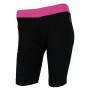 MAXI SHORT FITNESS MUJER CANNON Y-570 NEGRO/FUCSIA