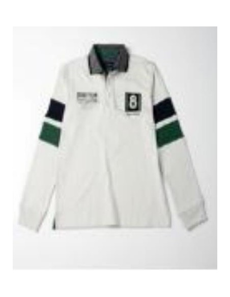 POLO ESTAMPADO MANGA LARGA RUGBY