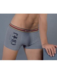 BOXER SIN COSTURAS ALGODON KLER FREE GRIS METAL