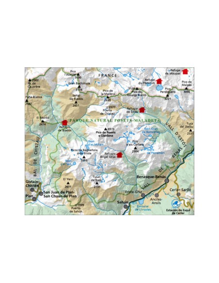 PARQUE NACIONAL POSETS MALADETA 1:25.000