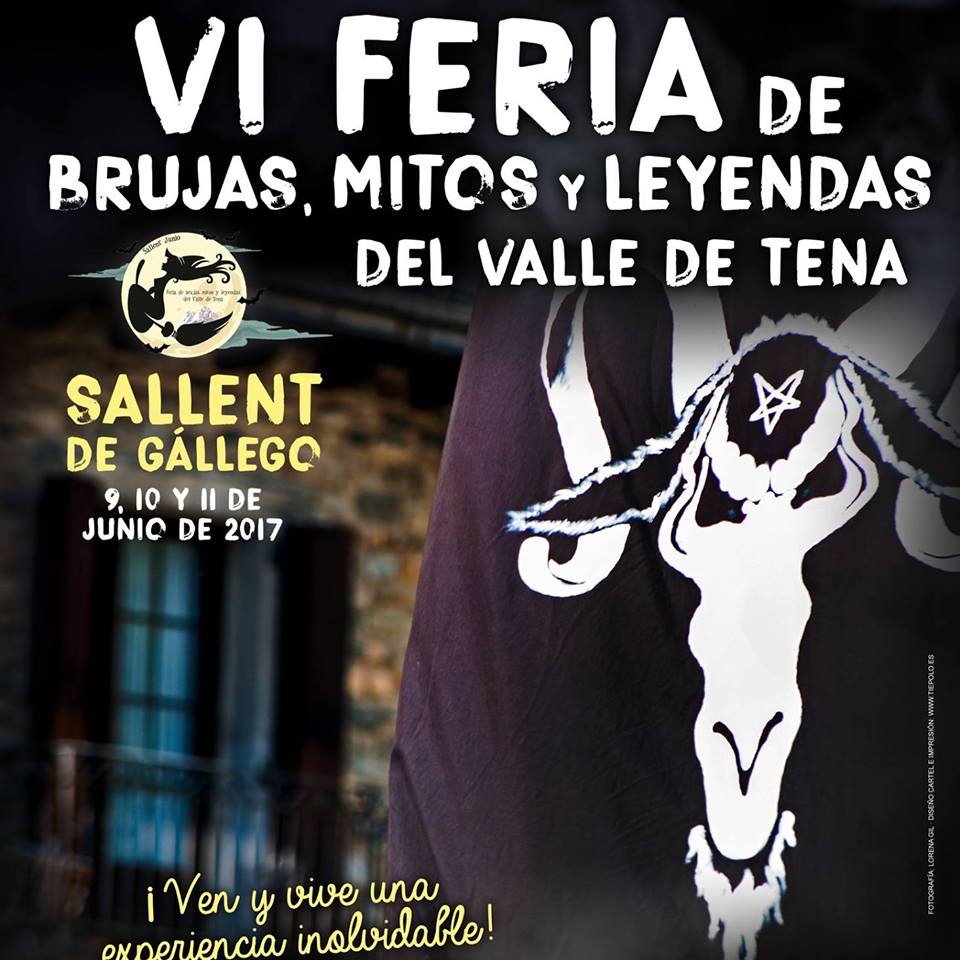 Cartel feria brujas mitos y leyendas del valle de tena